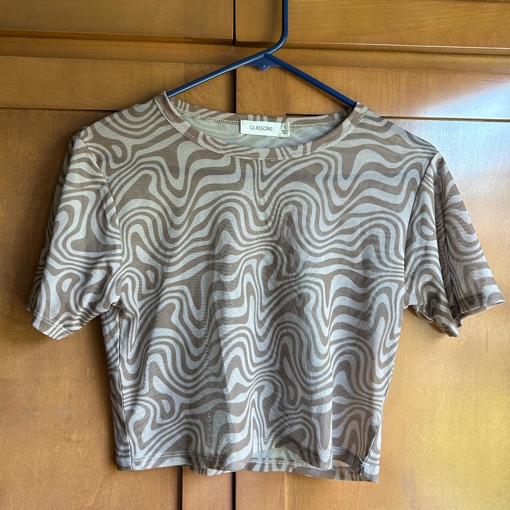 Glassons Mesh Layering Top